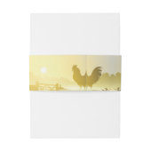 招待状用帯サニーモーニングファームカントリーR 招待状ベリーバンド (裏面例)