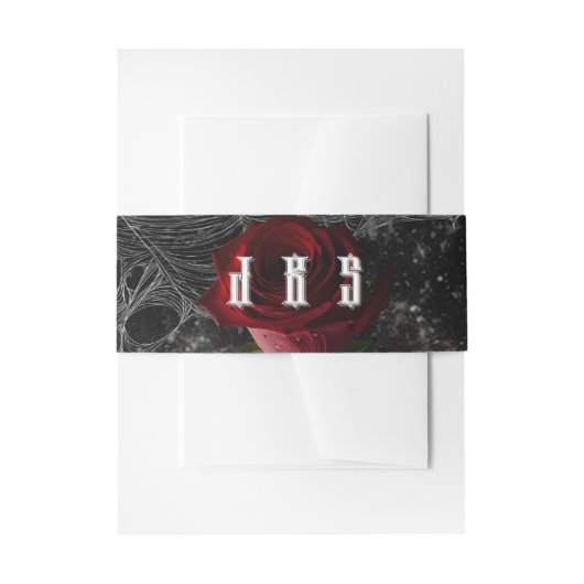 招待状用帯ハインディングアデラインザードメドウ 招待状ベリーバンド (正面例)