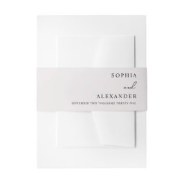 招待状用帯 招待状ベリーバンド