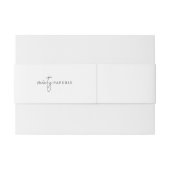 招待状用帯 – 横長2 x 15インチ 招待状ベリーバンド (裏面例)