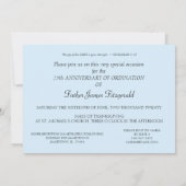 招待状第25期銀調整記念日プライス 招待状 (裏面)