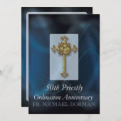 招待状第50回叙事記念日カスタムN 招待状 (正面/裏面)