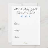 招待状紋章付き外衣が付いているヴィンテージの英国国旗 招待状 (裏面)