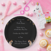 招待状結婚のパーソナライズ可能なレイアウト ペーパープレート (パーティー)