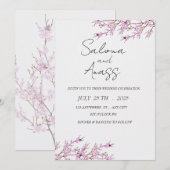 招待状結婚の 招待状 (正面/裏面)