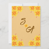 招待状結婚の 招待状 (裏面)