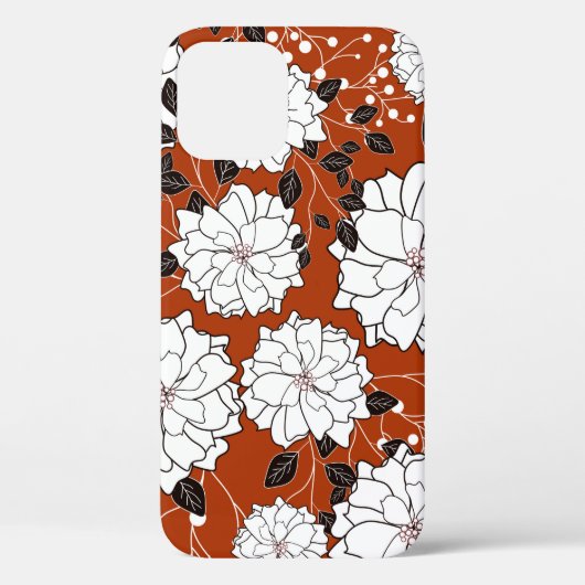 招待状結婚または抽象芸術フローラba Case-Mate iPhoneケース (裏面)
