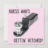 招待状結婚-'s - "ヒッチング" 招待状 (正面)