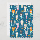 招待状航海のをテーマにした誕生日。 招待状 (裏面)