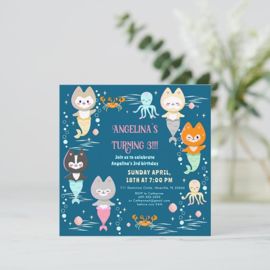 招待状航海のをテーマにした誕生日。 招待状 (スタンド正面)