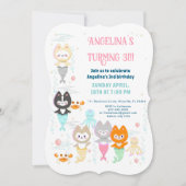 招待状航海のをテーマにした誕生日。 招待状 (正面)