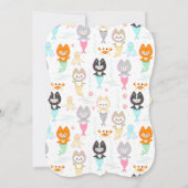 招待状航海のをテーマにした誕生日。 招待状 (裏面)