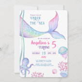招待状航海のをテーマにした誕生日。 招待状 (正面)