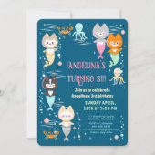 招待状航海のをテーマにした誕生日。 招待状 (正面)