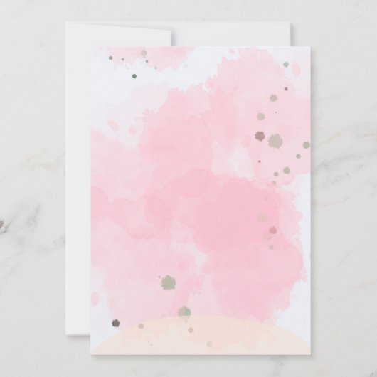 招待状誕生日 招待状 (裏面)