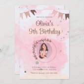 招待状誕生日 招待状 (正面/裏面)