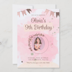 招待状誕生日 招待状