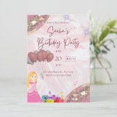 招待状誕生日 招待状 (スタンド正面)