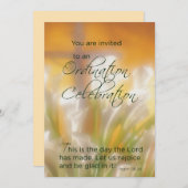 招待状調整リリー&クロス 招待状 (正面/裏面)