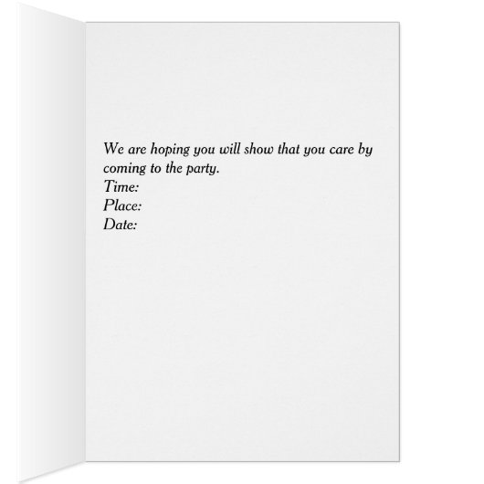 招待状頭削りパーティー用メモリカード (内側 (右))