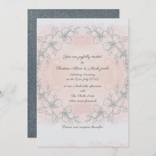 招待状 (正面/裏面)