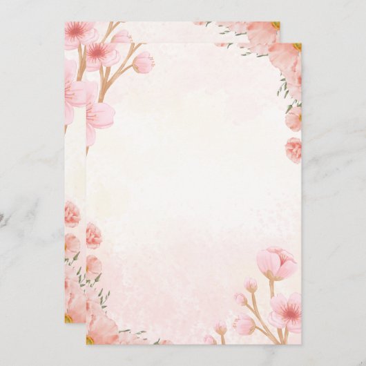 招待状 (正面/裏面)