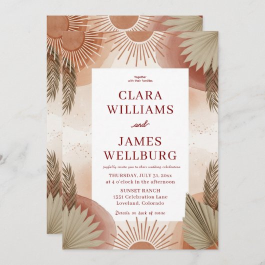 招待状 (正面/裏面)