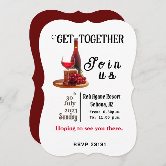 招待状 (正面/裏面)