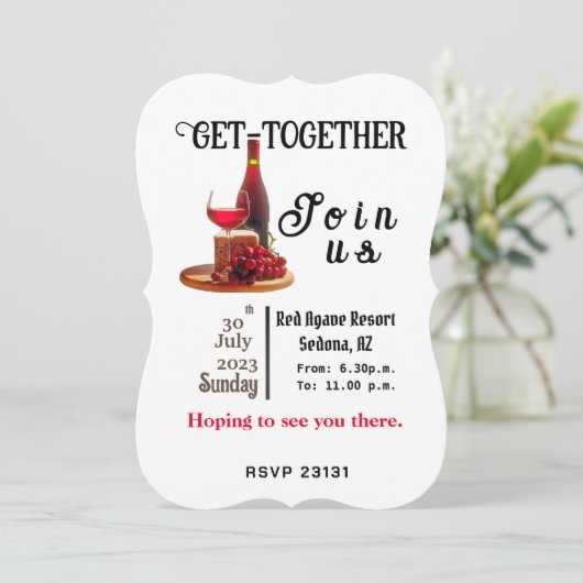 招待状 (スタンド正面)