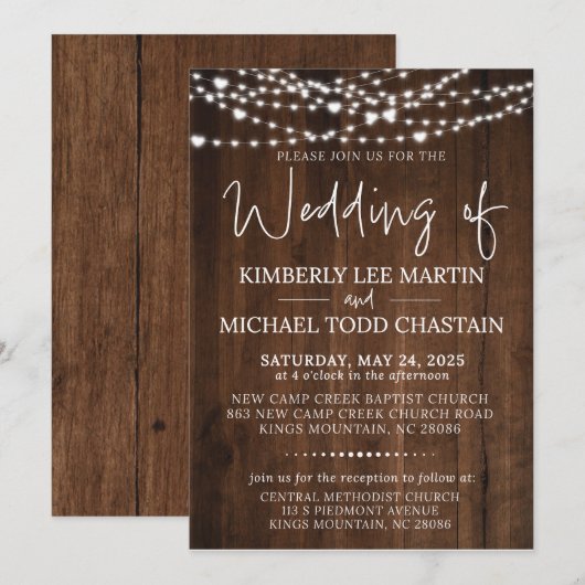 招待状 (正面/裏面)