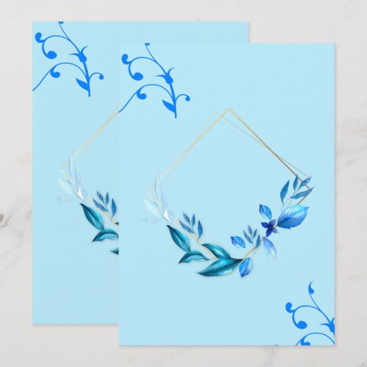 招待状 (正面/裏面)