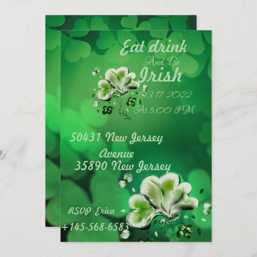 招待状 (正面/裏面)