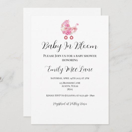 招待状 (正面/裏面)