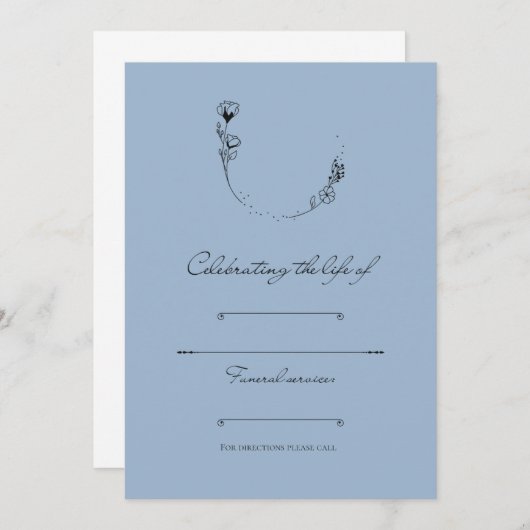 招待状 (正面/裏面)