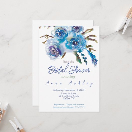 招待状 (正面/裏面インサイチュ)