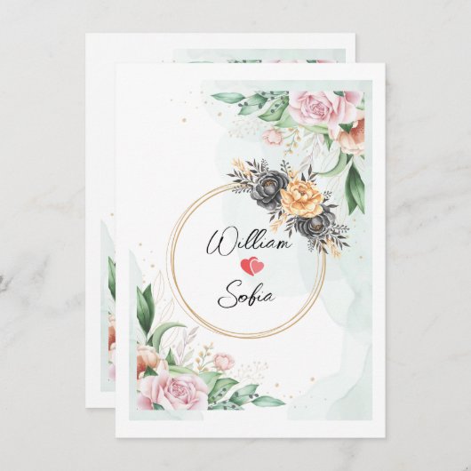 招待状 (正面/裏面)