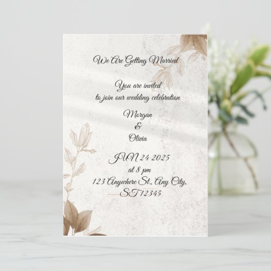 招待状 (スタンド正面)