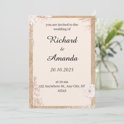 招待状 (スタンド正面)