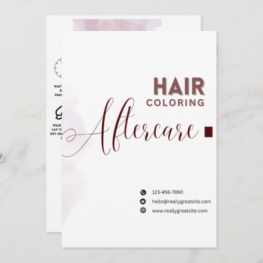 招待状 (正面/裏面)