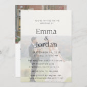 招待状 (正面/裏面)