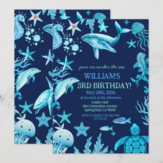 招待状 (正面/裏面)