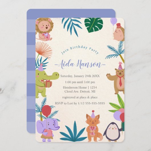 招待状 (正面/裏面)