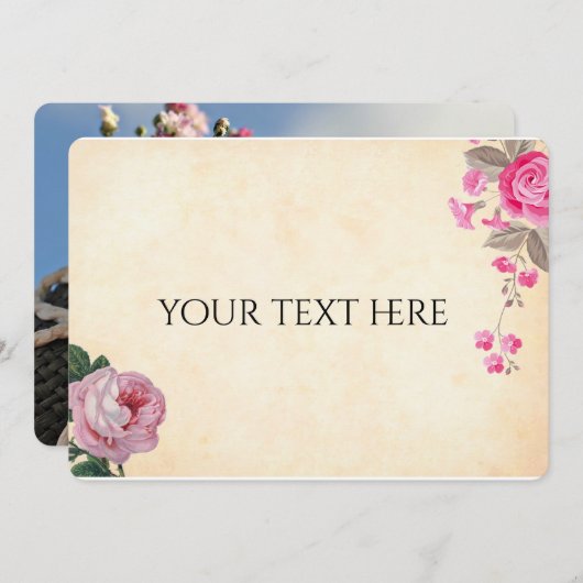 招待状 (正面/裏面)