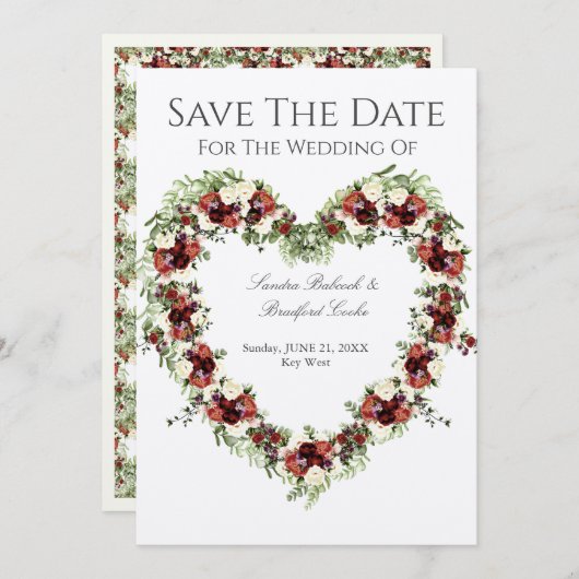 招待状 (正面/裏面)