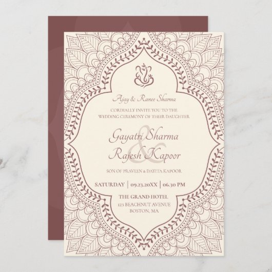 招待状 (正面/裏面)