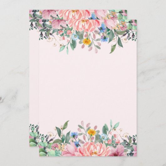 招待状 (正面/裏面)