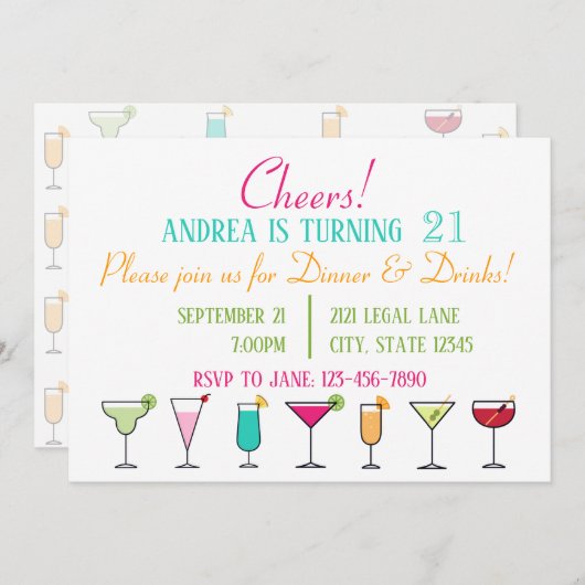 招待状 (正面/裏面)