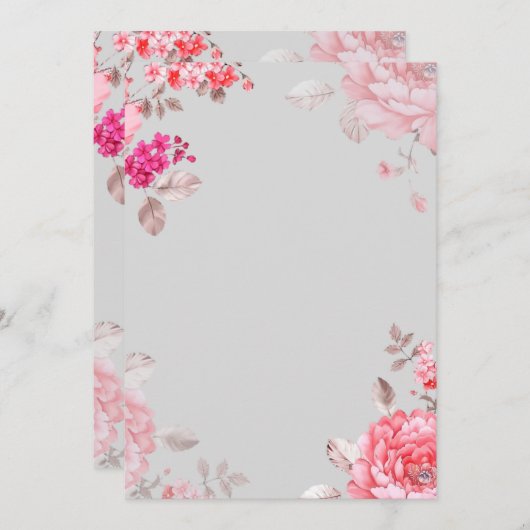 招待状 (正面/裏面)