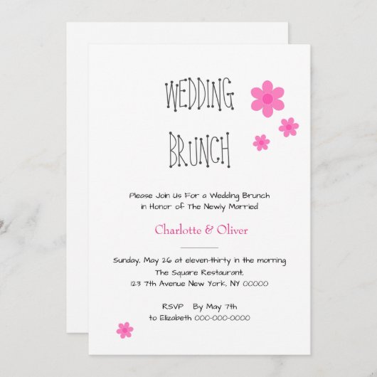 招待状 (正面/裏面)