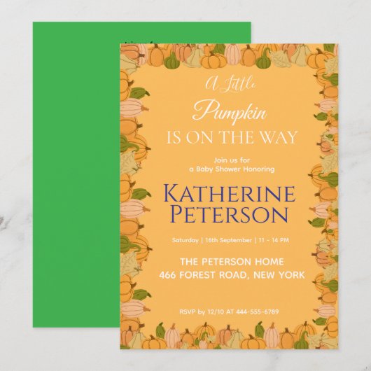 招待状 (正面/裏面)